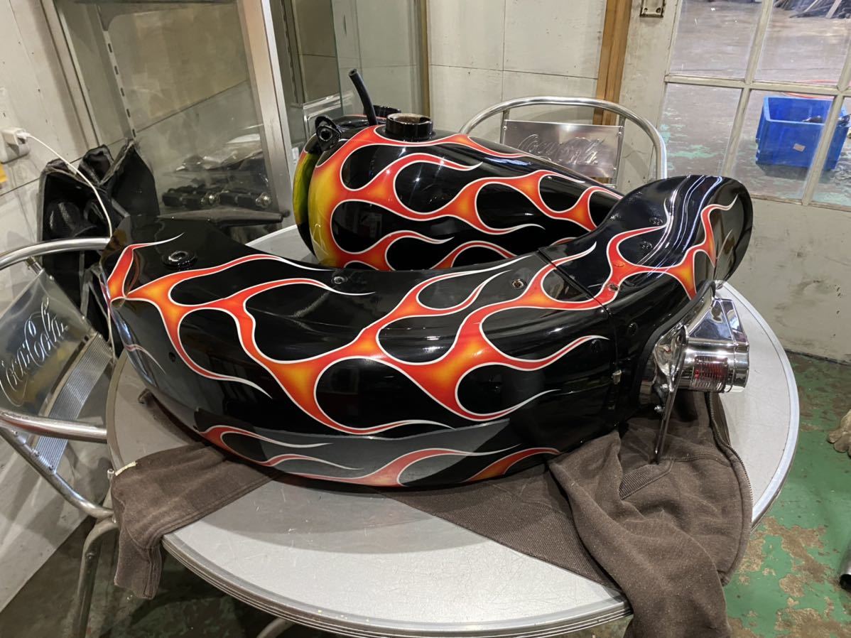 ハーレー ショベルヘッド FLH純正タンク 5.5 KAZU ショベルヘッド 5