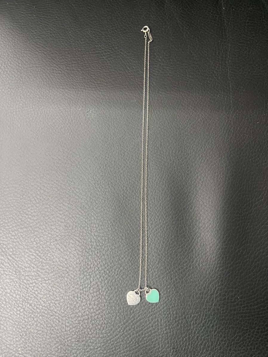 ☆TIFFANY＆Co. ティファニー リターントゥ ダブルハート ネックレス