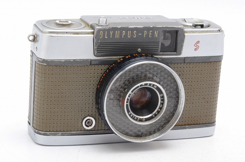 昭和レトロ 】オリンパス OLYMPUS PEN-EE S D.ZUIKO F2.8 30mm☆赤ベロ