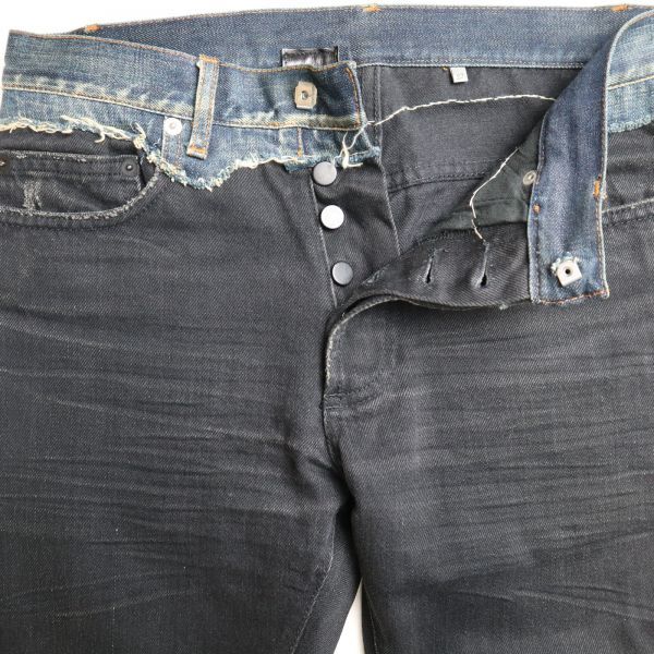 06AW◇名品エディ期 Dior HOMME◇スキニー コンバイン デニム パンツ 