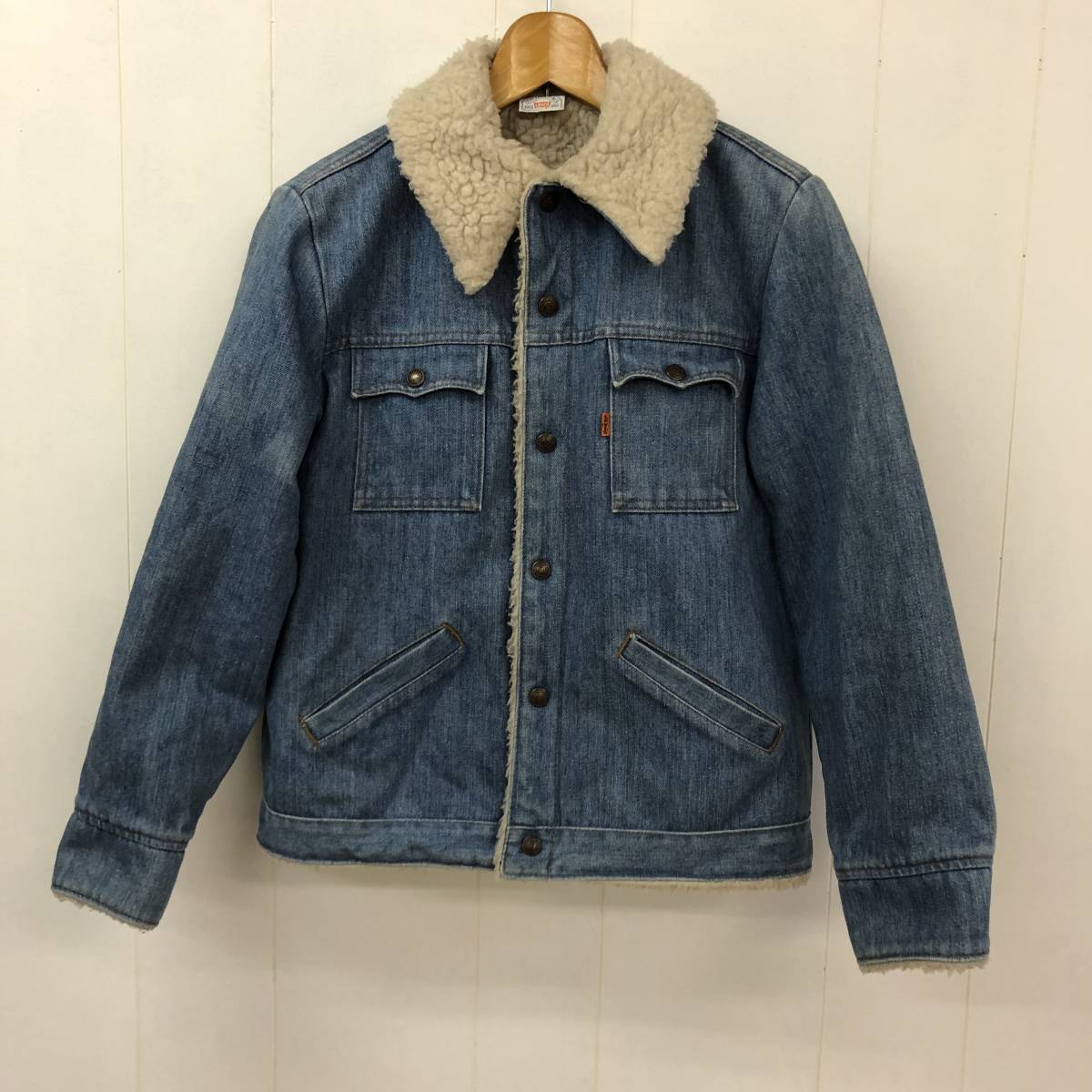 80s levi's ボア Gジャン　レディース　made in USA デニムジャケット　ボアジャン　状態良好　ビンテージ　vintage