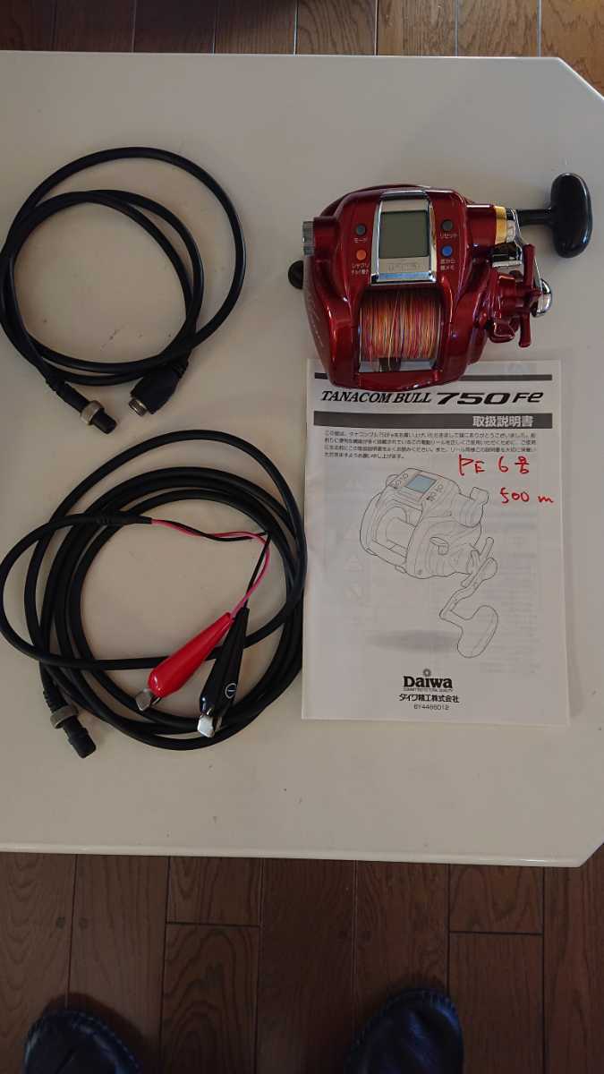 ダイワ 電動リール タナコンブル 750 fe 中古品_8