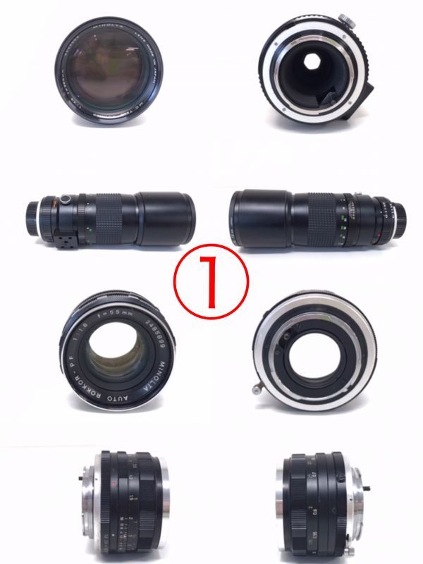 ☆ミノルタ MINOLTA KONICA☆レンズ3点セット ☆ミノルタ MINOLTA