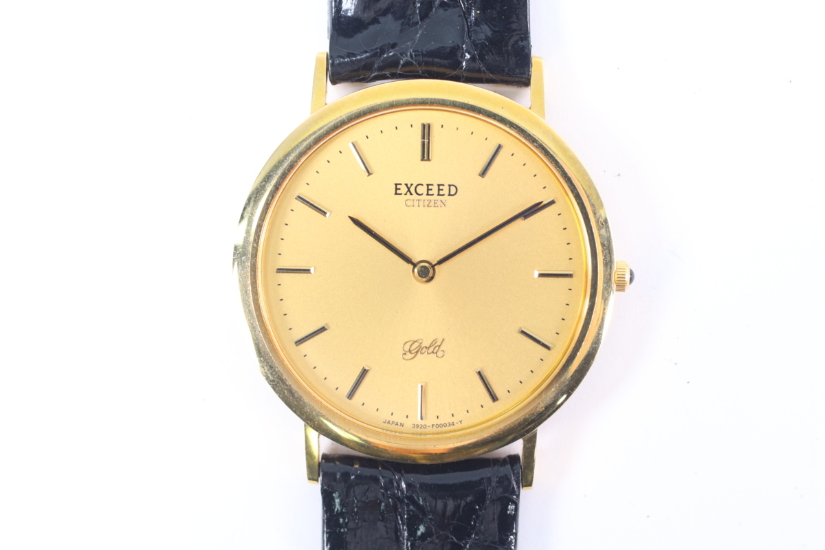シチズン エクシード 金無垢 CITIZEN EXCEED 18K - GOLD 0 18金 金価格
