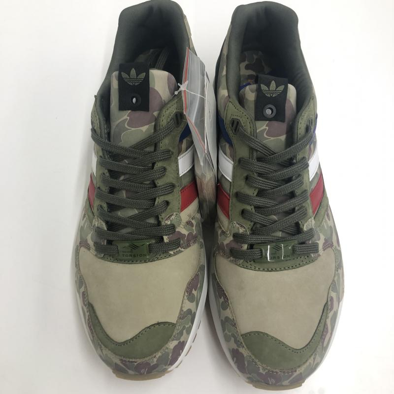 【中古】adidas×A BATHING APE×UNDEFEATED アディダス アベイシングエイプ アンディーフィーテッド ZX5000 カモフラ サイズ26cm Q34751 Undefeated x Adidas × Undefeated, Blue