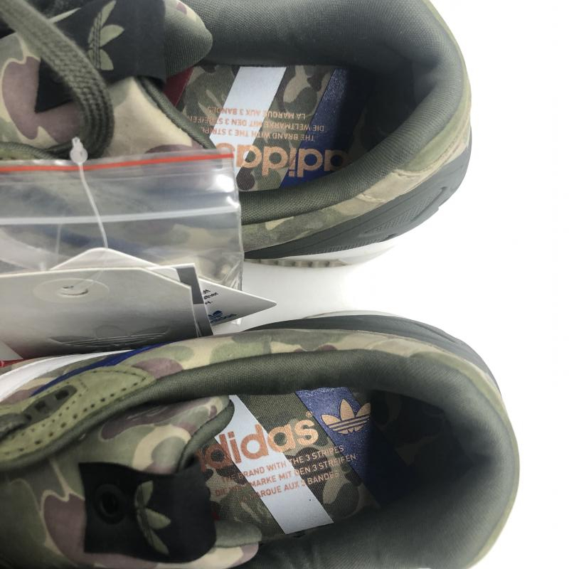 【中古】adidas×A BATHING APE×UNDEFEATED アディダス アベイシングエイプ アンディーフィーテッド ZX5000 カモフラ サイズ26cm Q34751 Undefeated x Adidas × Undefeated, Blue