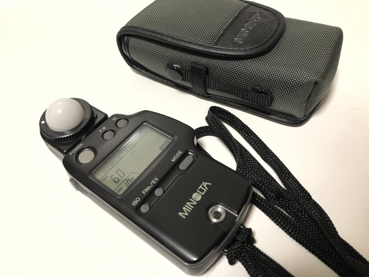 MINOLTA オートメーター　IV-F 露出計 ケース付き MINOLTA AUTO METER IV F オートメーター露出計 ケースつき コニカ