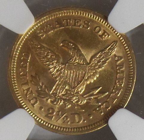 アメリカ NGC 2.5ドル金貨 0 PCGS リバティヘッド Liberty 1852年銘