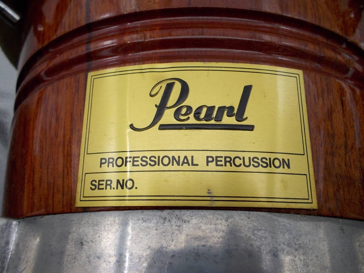 ◎2248 Pearl ボンゴ professional percussion bongo drums 管01094