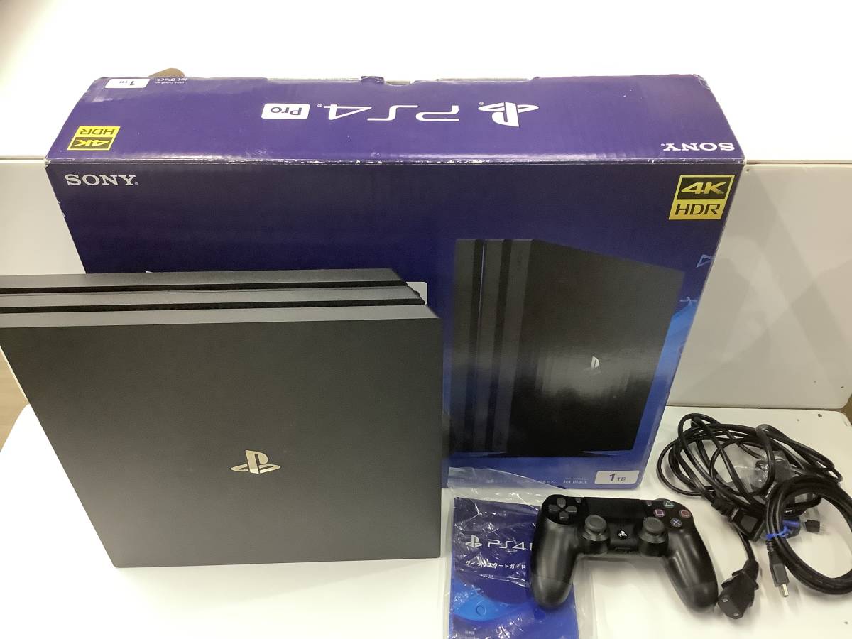 PS4 pro 本体 CUH-7100B 1TB ジェット・ブラック プレイステーション4 