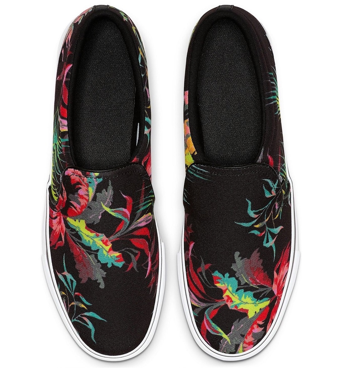 激安大特価，得価 ナイキ コートロイヤル AC スリッポン SE ブラック/フローラル 28.5cm US10.5 NIKE COURT ROYALE AC SLIP ON SE 花柄(28.5cm)｜売買されたオークション情報、yahooの商品情報をアーカイブ公開 - オークファン 28.5cm