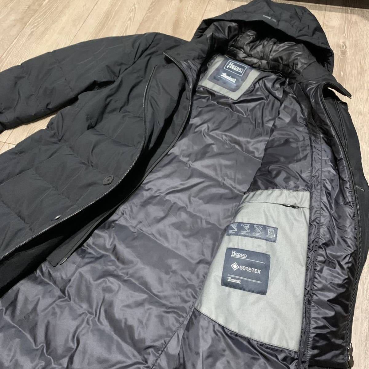 美品】タグあり 2way HERNO laminar GORE-TEX 多機能 ダウン コート 