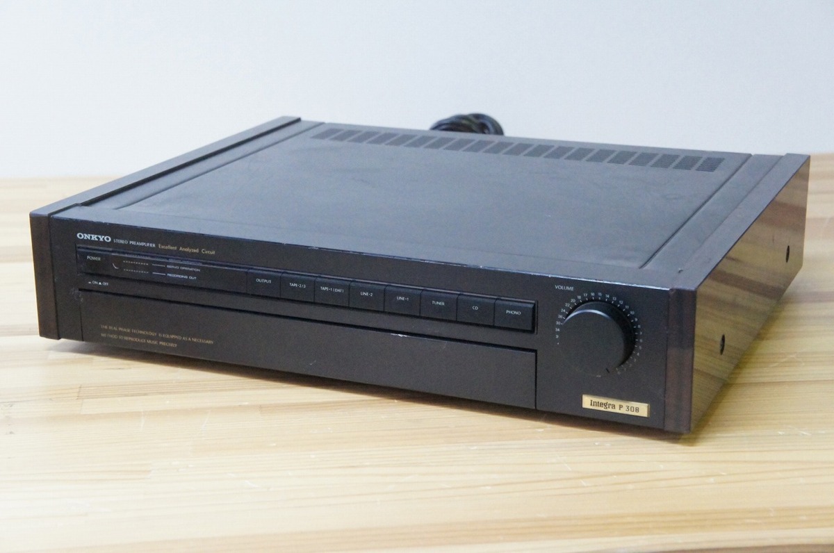 ONKYO Integra P-308 ステレオプリアンプ 動作確認済