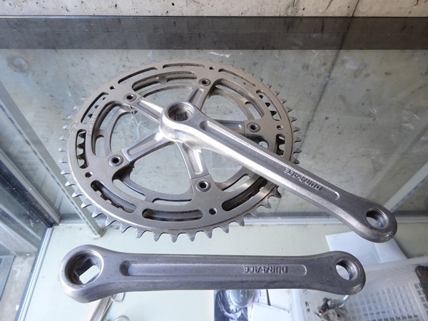 ▲DURA-ACE　クランクセット　170㎜　52-46T　ビンテージ▲880