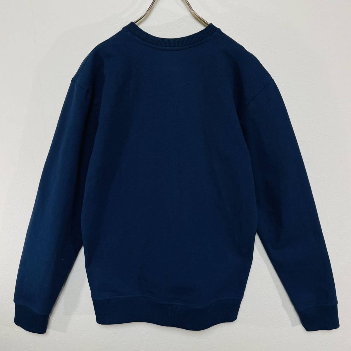 Patagonia パタゴニア スウェット S ネイビー ワンポイントロゴ 古着
