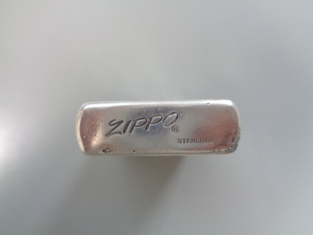 着火確認済み ZIPPO ジッポ 5面 ハンマートーン STERLING SILVER
