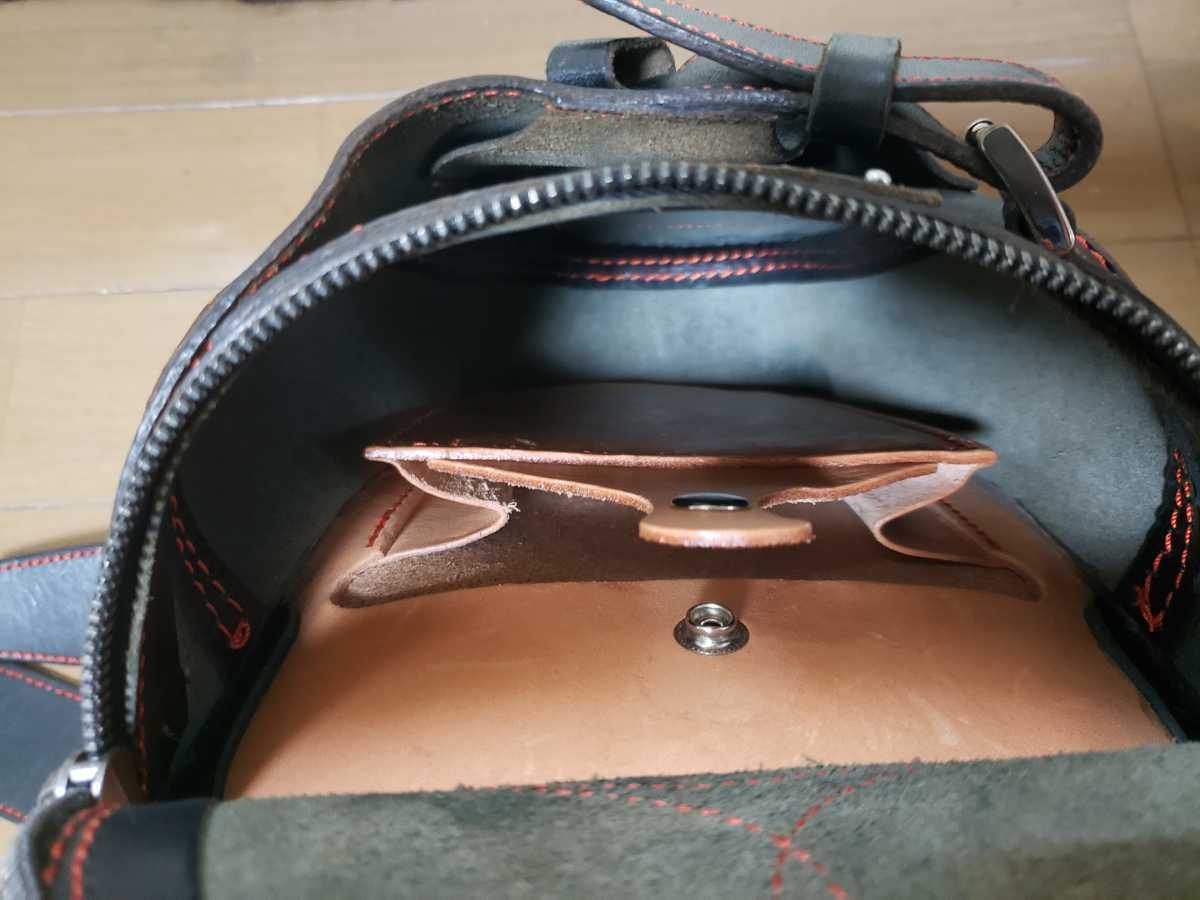 HYOD× GAHO LEATHER 狭かっ HIP BAG ヒョードー レザー