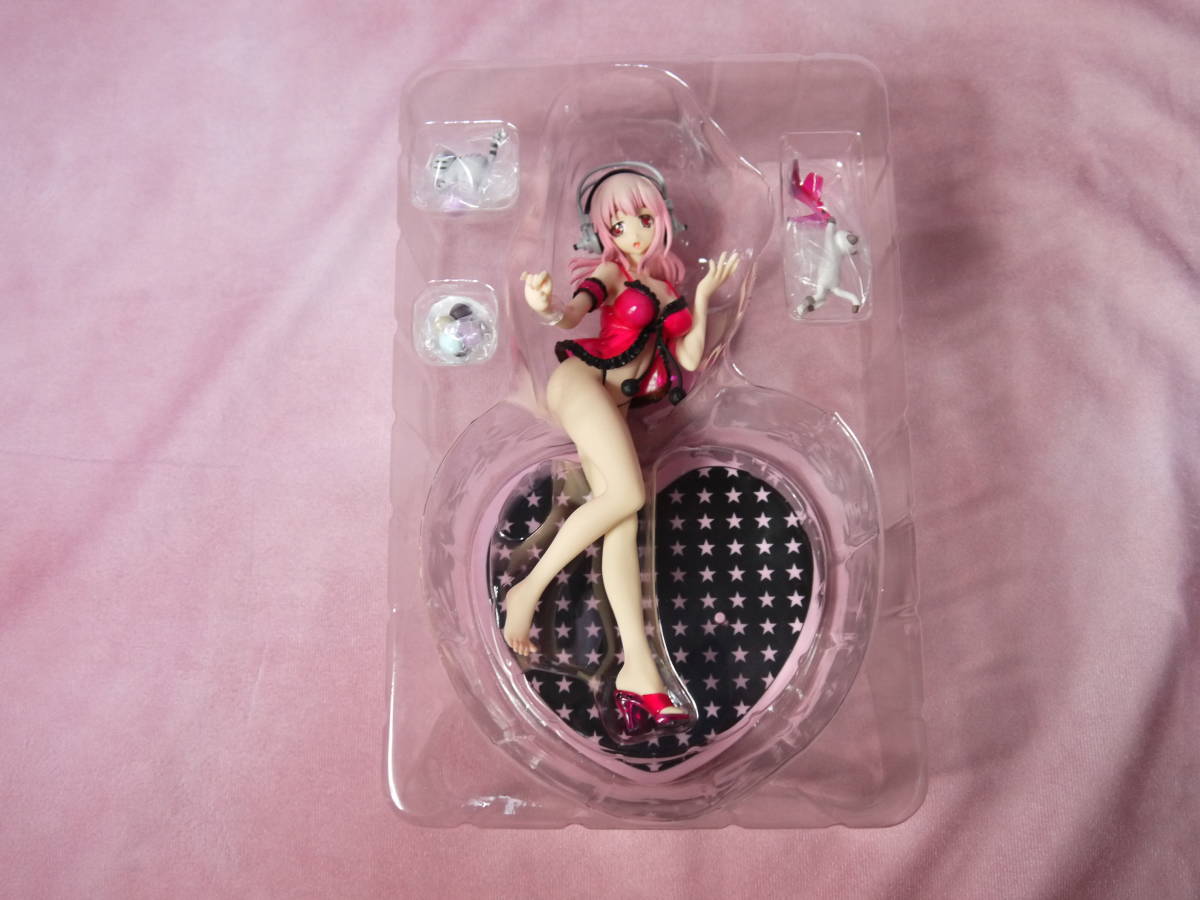 すーぱーそに子 フィギュア ベビードール ストロベリー・ソルベ ver. ピンク すーぱーそに子 ベビードール ストロベリー・ソルベ ver.