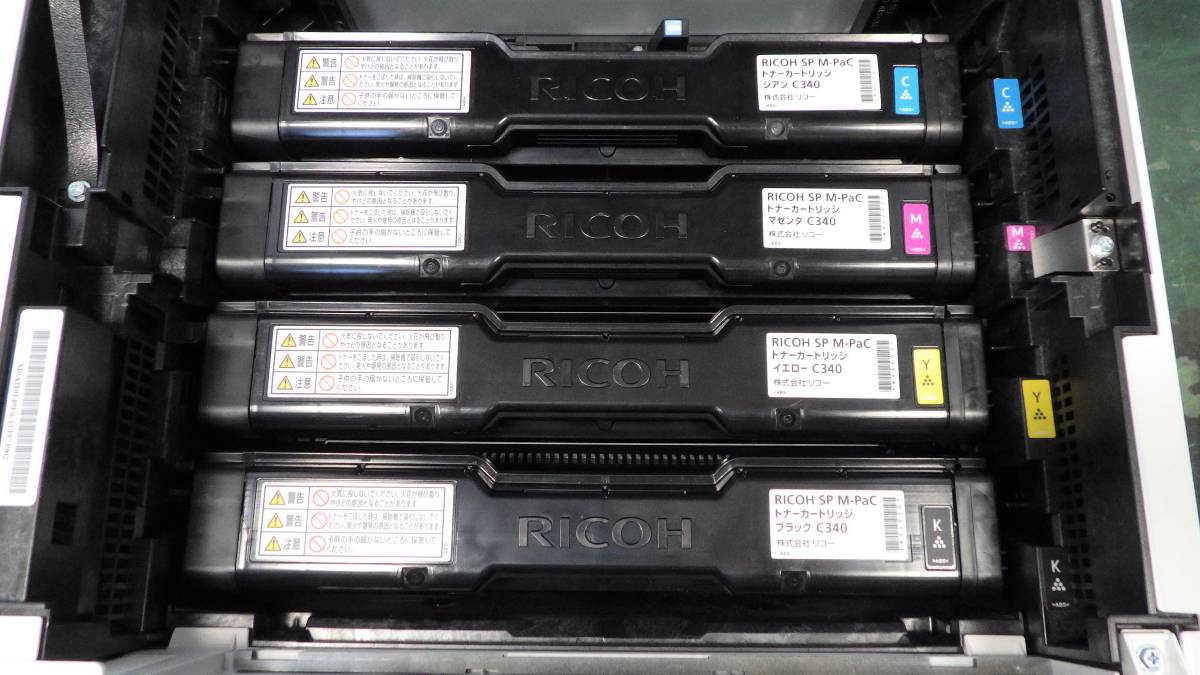 管M1206) ☆動作確認済み☆ 印刷数23，509枚 RICOH SP C342M A4カラー