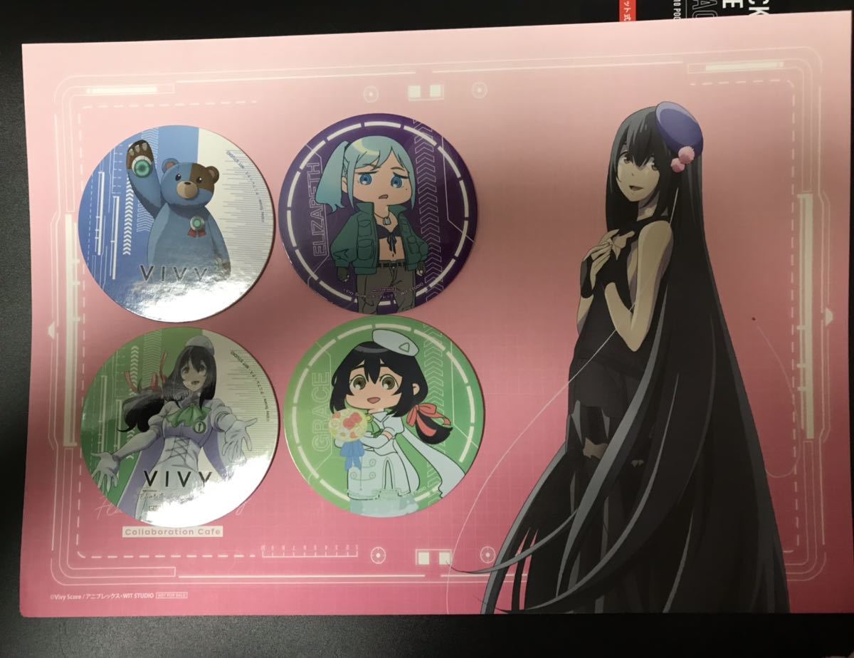 Vivy Fluorite Eye S Song Motto Cafe ランチョンオフィーリア コースター4点マツモト エリザベス グレイス コミック アニメグッズ 売買されたオークション情報 Yahooの商品情報をアーカイブ公開 オークファン Aucfan Com