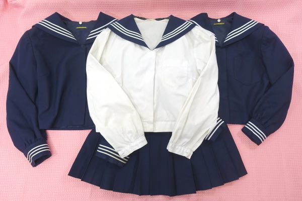 特大サイズ 冬服 栃木女子高校セーラー服 za_5317 大きいサイズ有！計9  