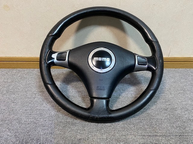 L152S ムーヴ MOMO 純正 ハンドル ステアリング ☆送料無料☆