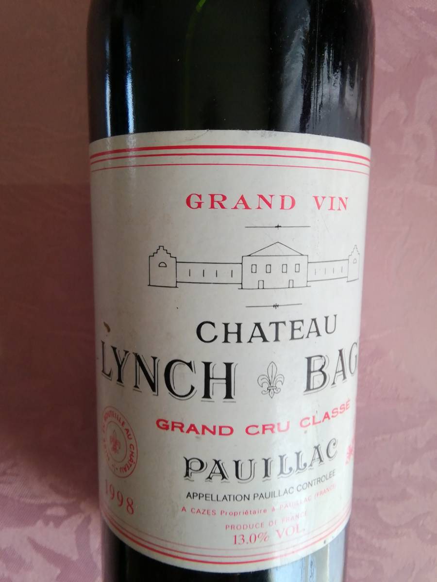 1998年 ランシュ シャトー LYNCH CHATEAU フランス 1円 公式通販