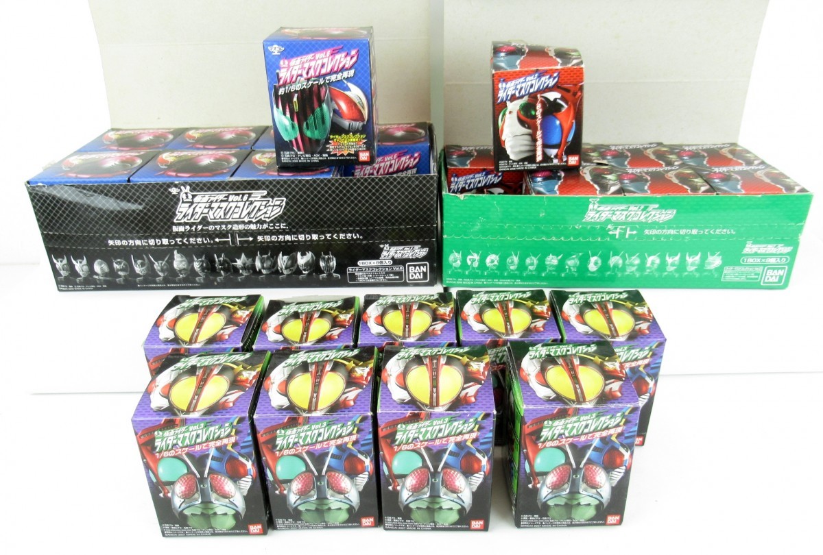 仮面ライダー マスクコレクション 「仮面ライダー」歴代マスクが 