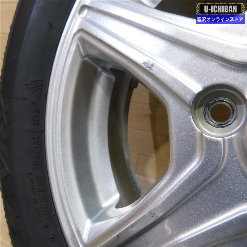 軽 155/65R14 スタッドレスタイヤ ホイールセット ブリヂストン VRX 14