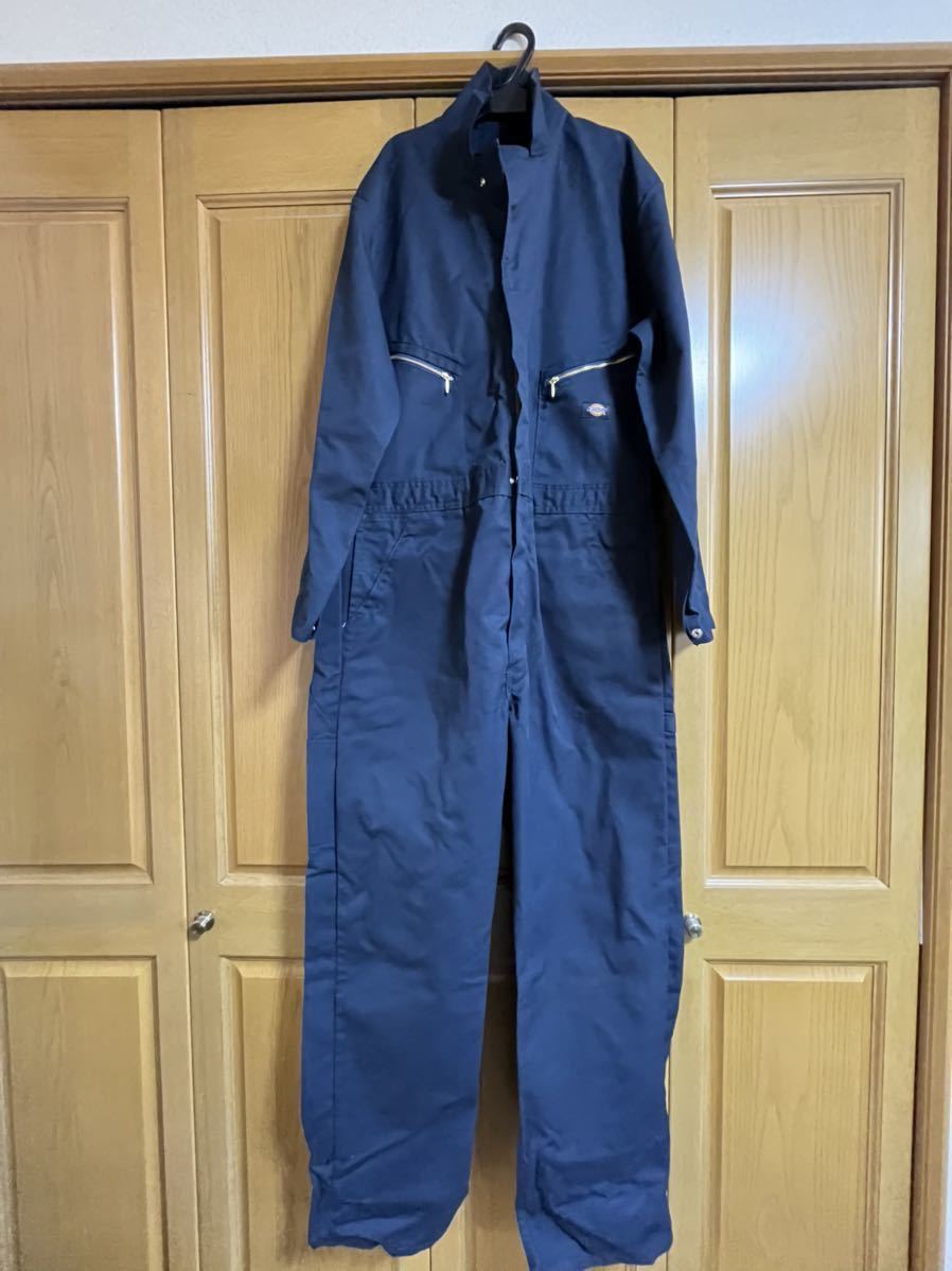 Dickies ディッキーズつなぎ サイズL ネイビー(つなぎ、オーバーオール)｜売買されたオークション情報、yahooの商品情報をアーカイブ公開 - オークファン つなぎ、オーバーオール