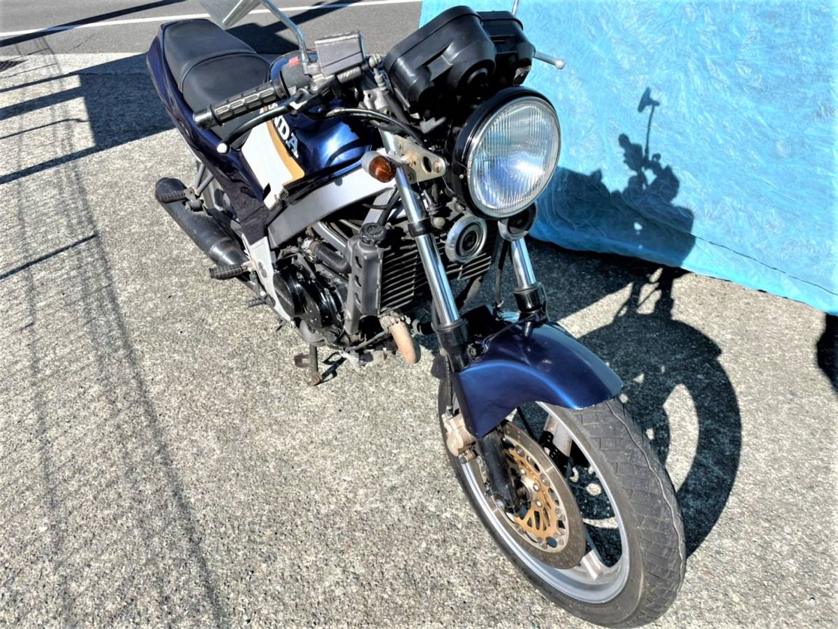 神奈川発】ホンダVTZ250 MC15 書類無し・鍵あり・部品取り 車体旧車 
