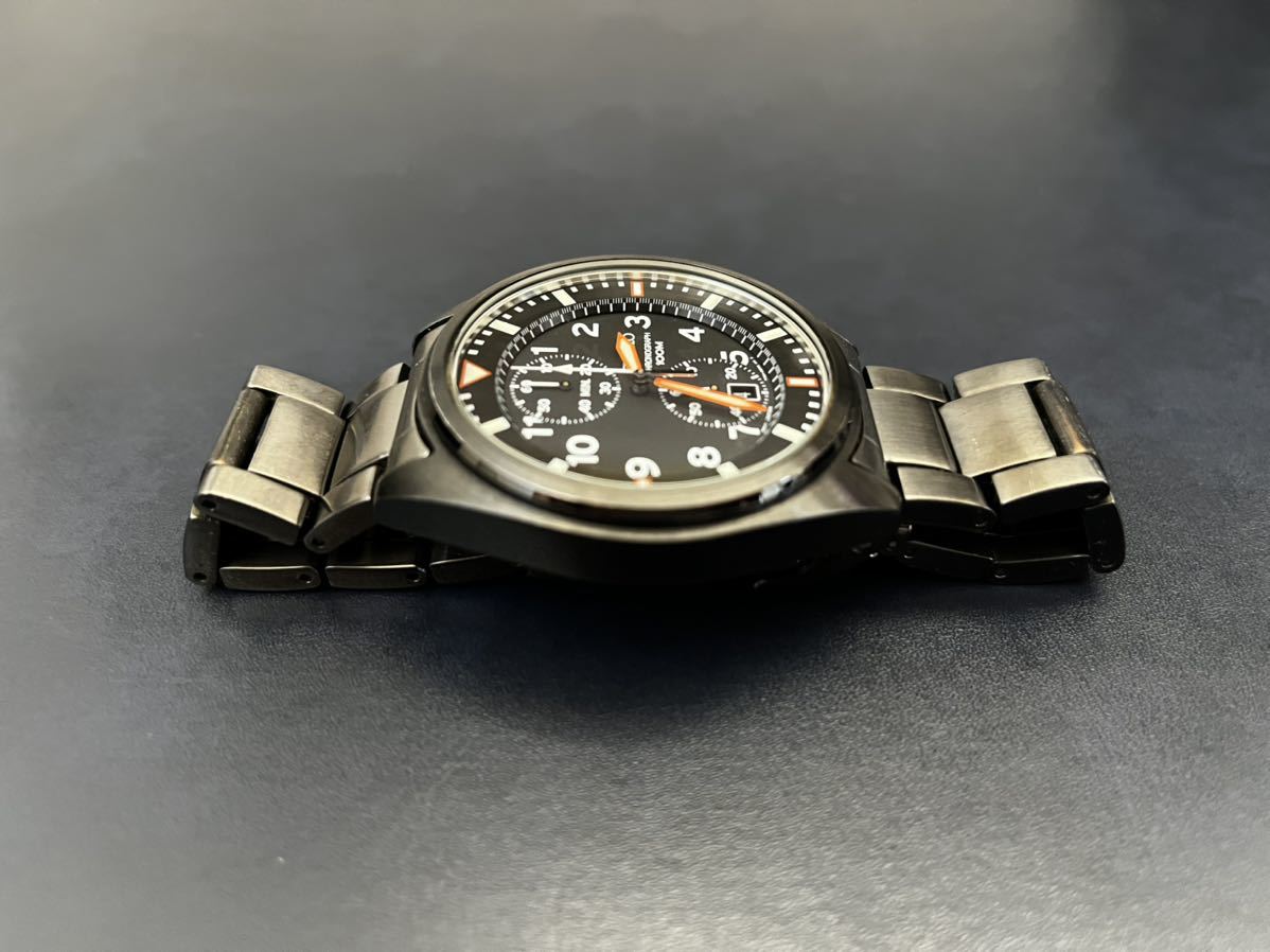 セイコー クロノグラフ 7T94-0BL0 海外モデル SEIKO ミリタリー