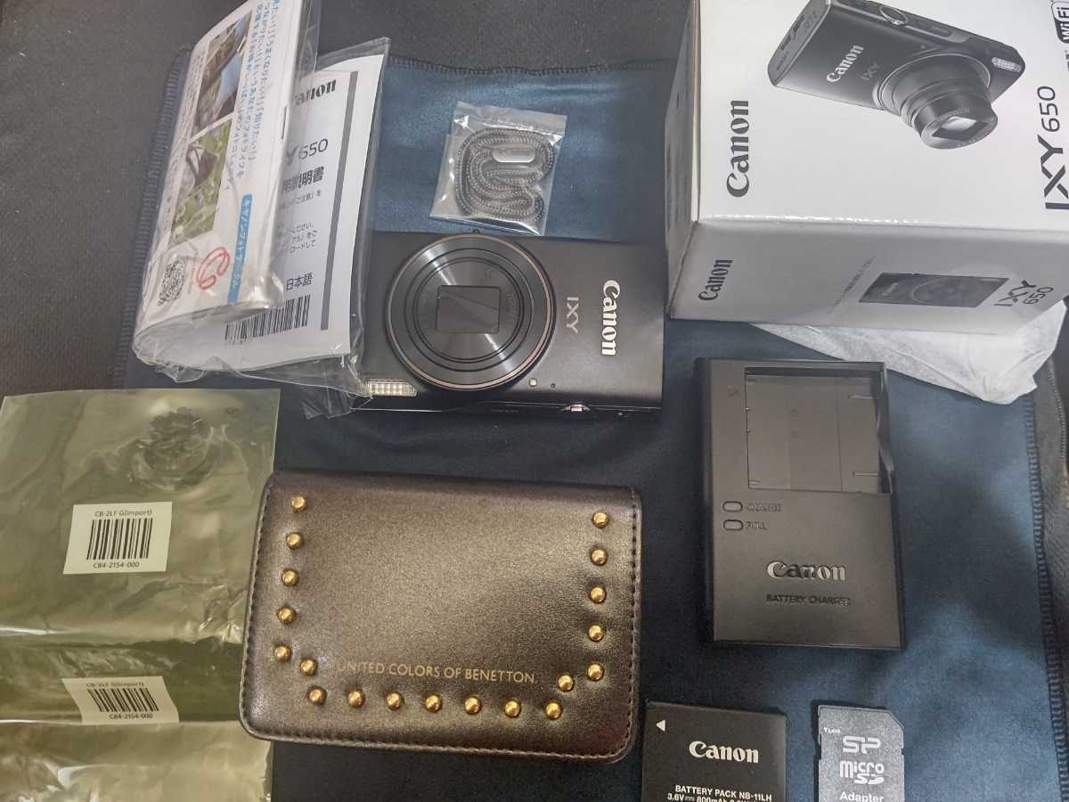 Canon IXY650 デジカメ キャノン おまけ(ケース SDカード) IXY 0