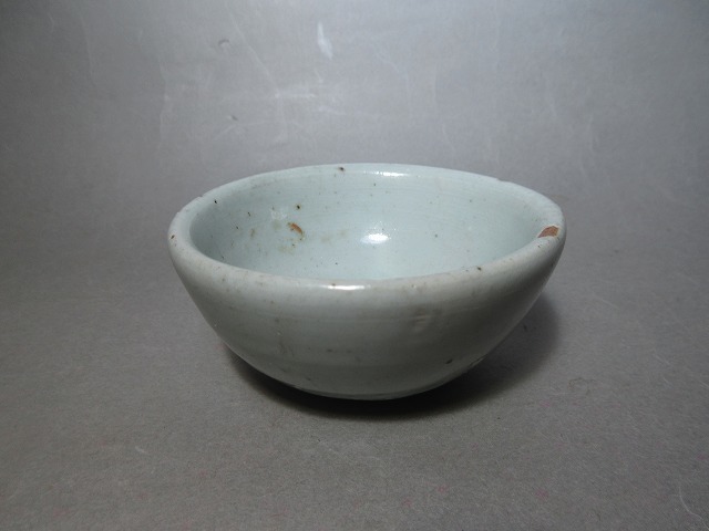 朝鮮古美術　李朝白磁茶碗　I 直径約9.7cm 李朝 古美術 白磁 碗 朝鮮美術 - | 茶碗 一対 TK128 ぐい 白磁碗 D6415