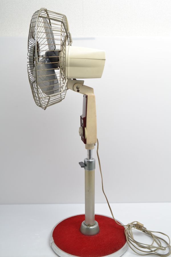 HITACHI S-660 扇風機 3枚羽根 30cm 希少 赤 昭和 レトロ アンティーク