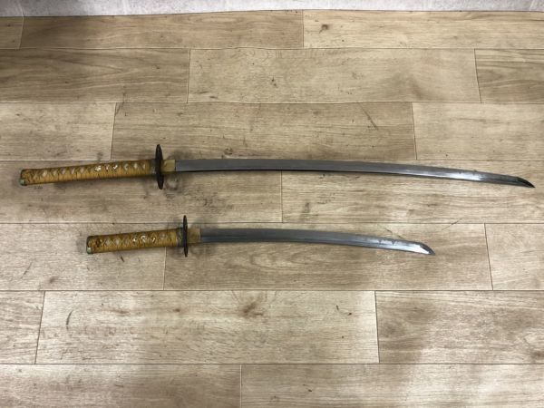 C655-M15-5385 模造刀 模擬刀 日本刀 刀 脇差 武具 長刀 全長約108cm