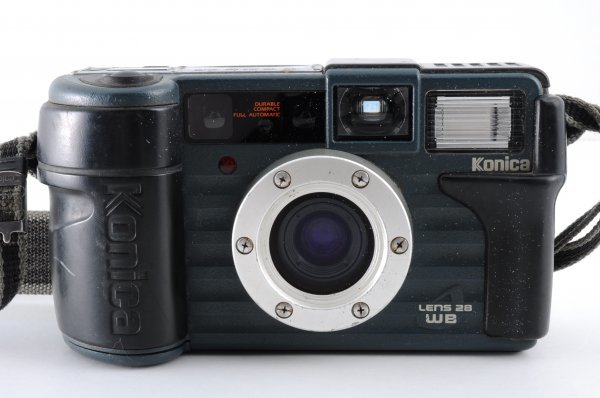 動確 Konica コニカ 現場監督 28 WB コンパクト フィルム カメラ