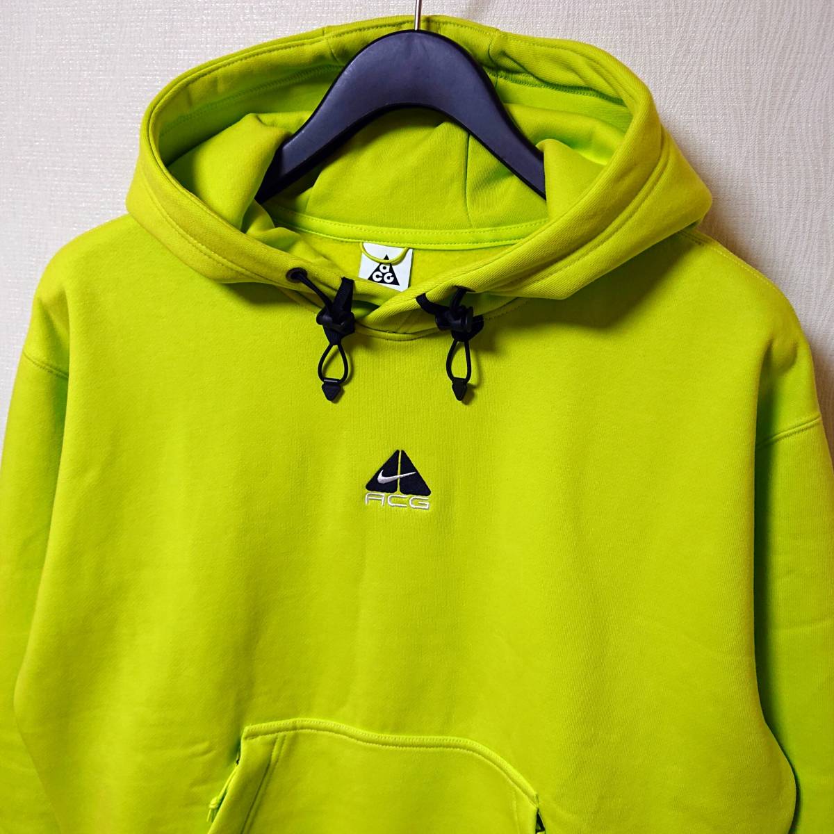 □NIKE ACG ナイキ フーディー パーカー フリースプルオーバー ロゴ