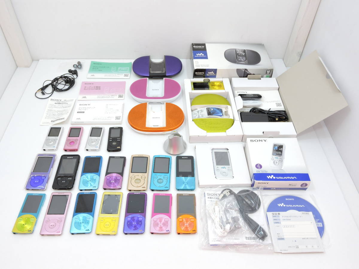 [091I119] SONY ソニー WALKMAN ウォークマン まとめ売り NW-S755K NW-S754 他 ジャンク品