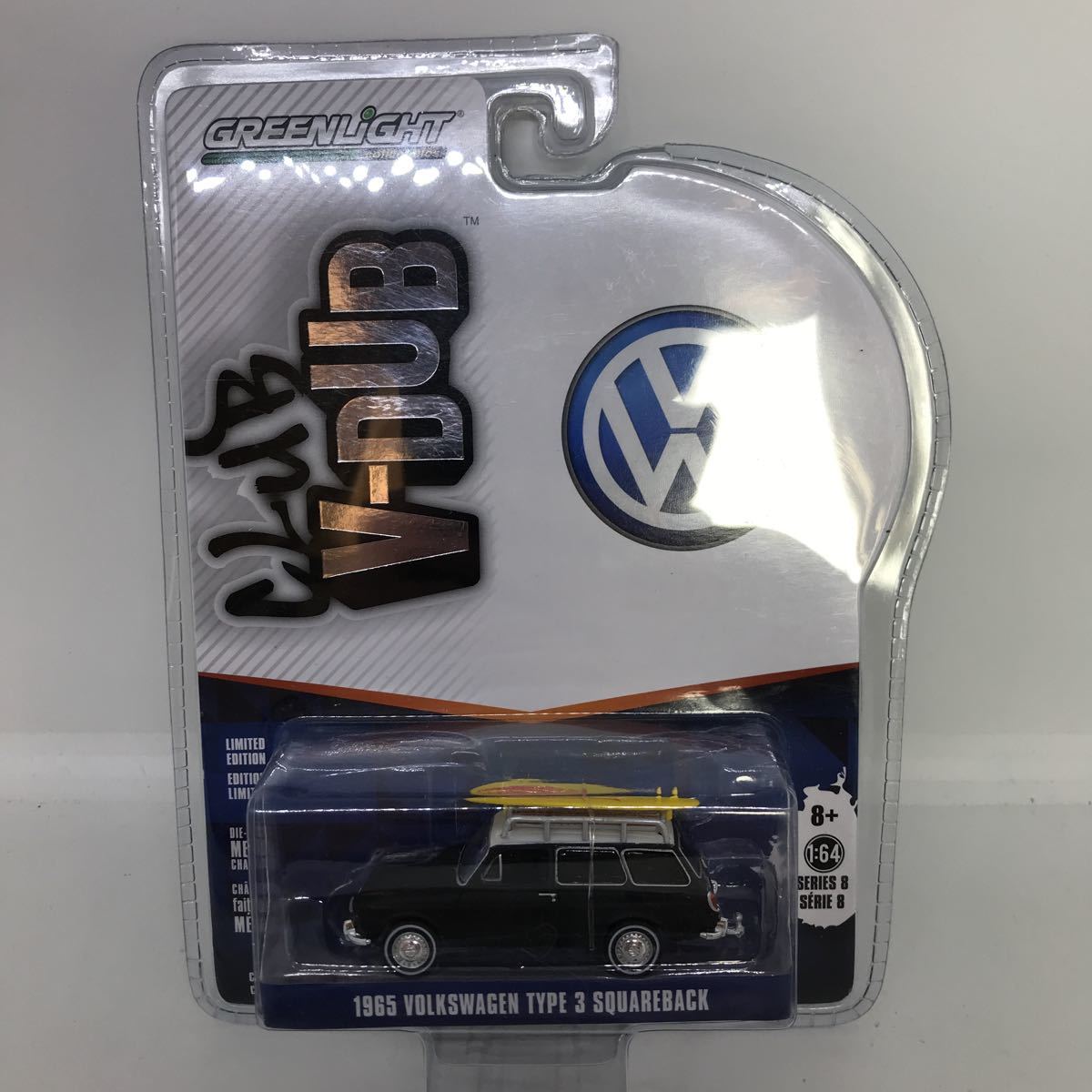 ③ 同封可能！ 1/64 グリーンライト 1965 VW フォルクスワーゲン Type
