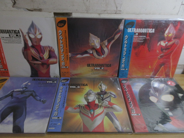 2L4-4 レーザーディスク ウルトラマンティガ VOL.1 VOL.7 VOL.6欠品 計