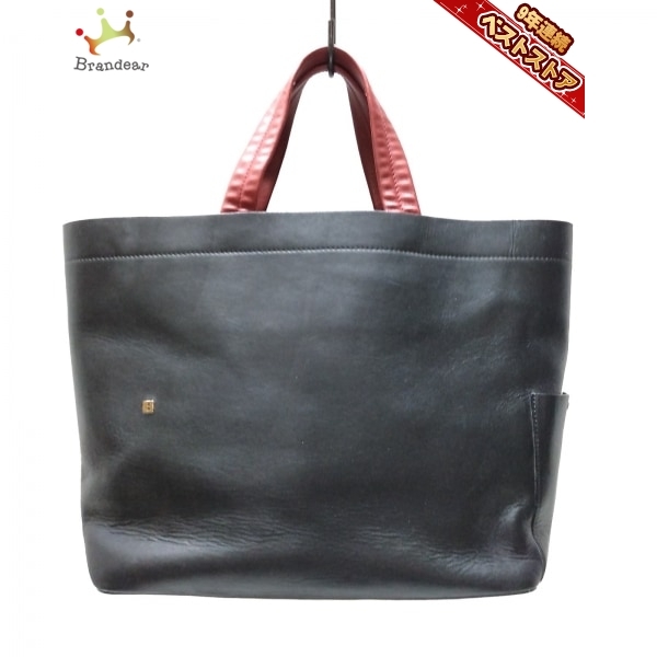 正規品，新作 バリー BALLY トートバッグ - レザー 黒&times;レッド バッグ(かばん、バッグ)｜売買されたオークション情報、yahooの商品情報をアーカイブ公開 - オークファン かばん、バッグ