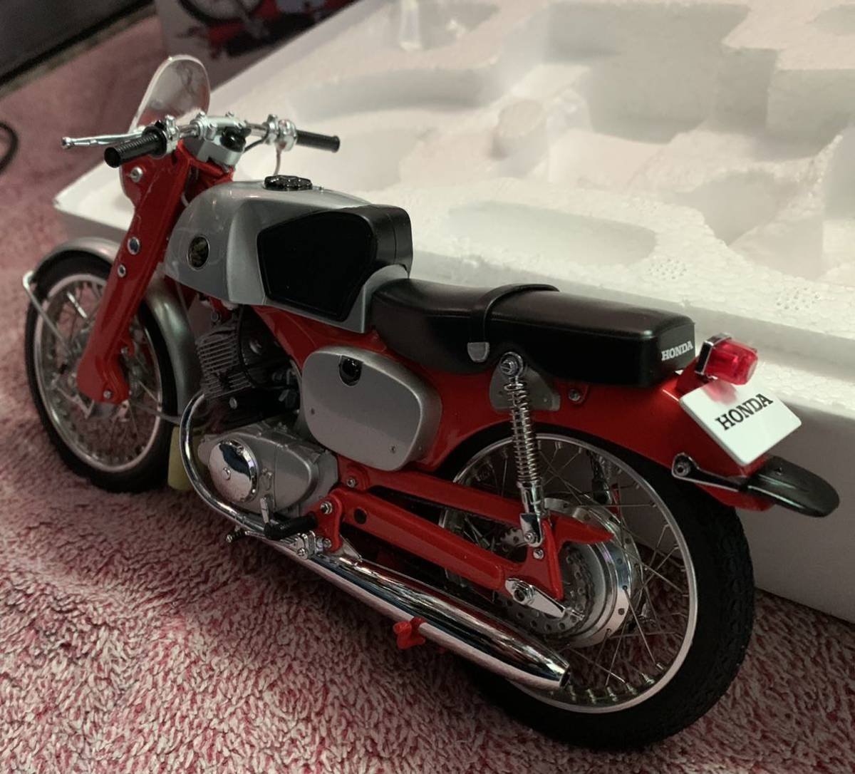 1円～ エブロ 1/10 ホンダ CB92 1959 RED/BLACK