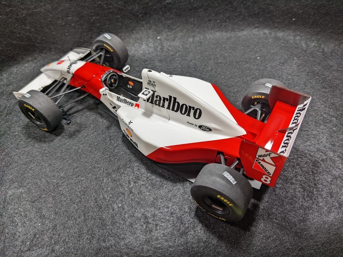 タミヤ製 1/20 【マクラーレンMP4/8フォード】 完成品 アイルトン 