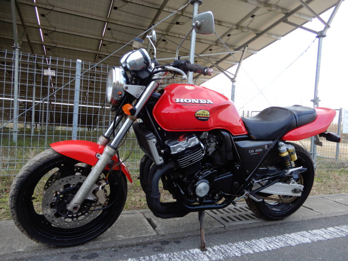 CB400SF NC31 始動のみ確認済 書付き 千葉県発 ベース車 千葉県発 