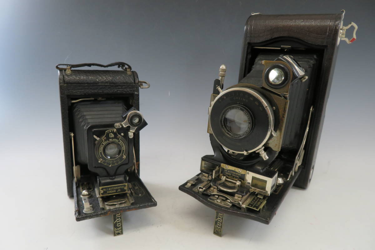 カメラ　コダック アンティーク　ジャンク品 超希少☆当時物】KODAK コダック USA AUTOGRAPHIC FILM A-120 A-122 2台