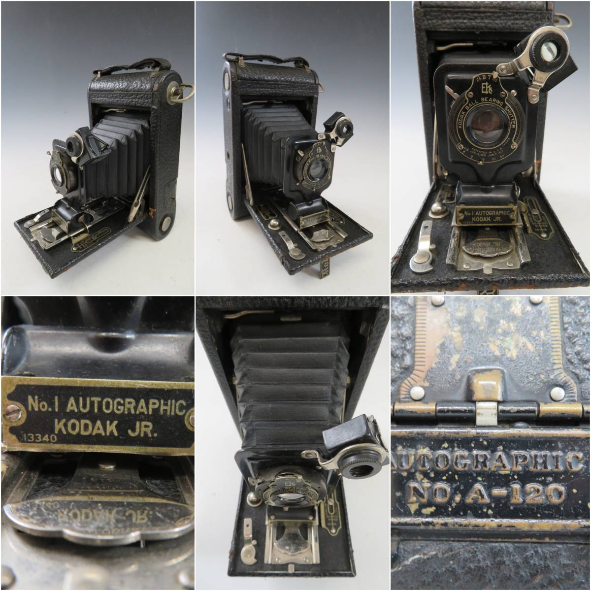 超希少☆当時物】KODAK コダック USA AUTOGRAPHIC FILM A-120 A-122 2台