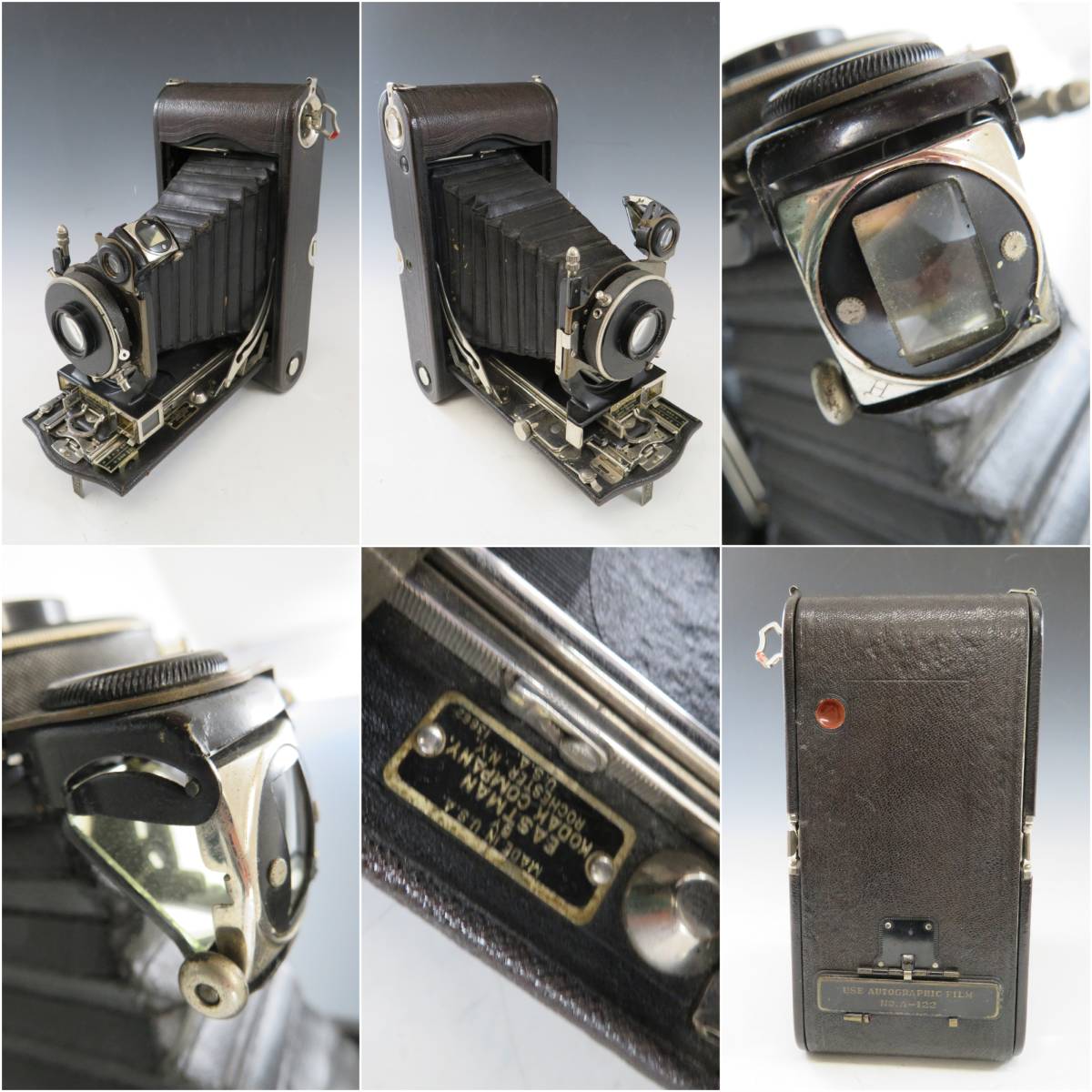 超希少☆当時物】KODAK コダック USA AUTOGRAPHIC FILM A-120 A-122 2台