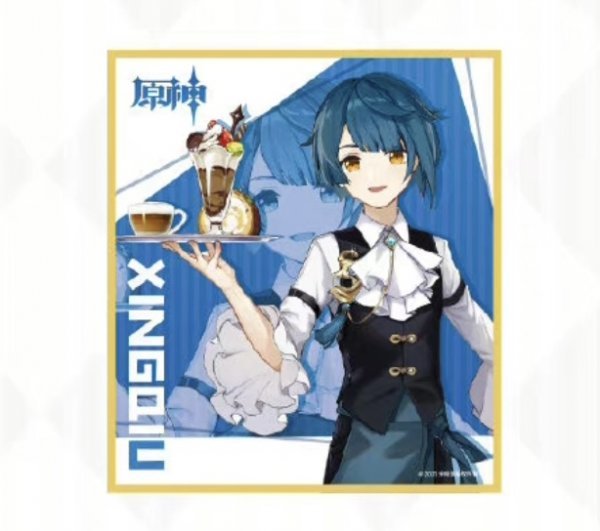 激レア☆ 中国限定バージョン☆『原神』行秋・オリジナル色紙 ◇ 新品
