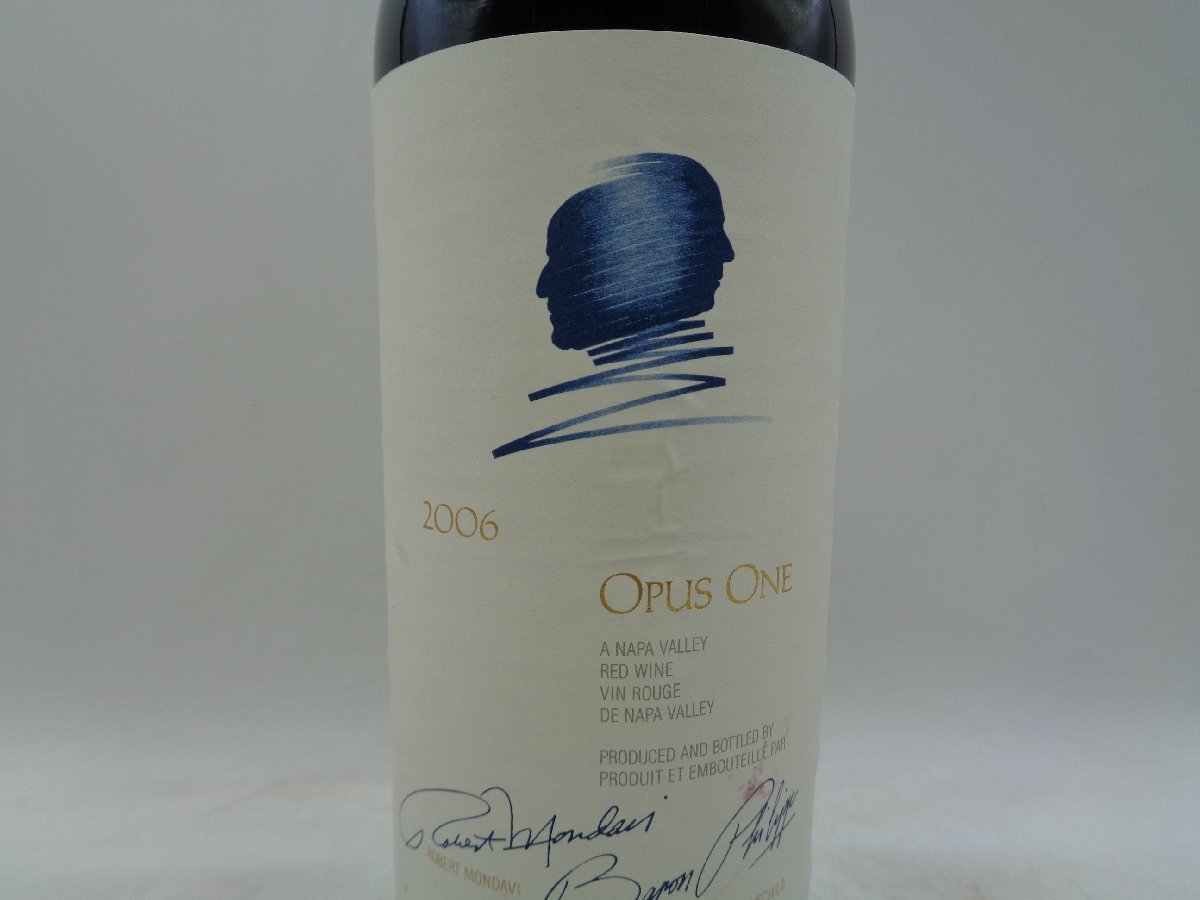オーパスワン 2006 同梱OK商品】OPUS ONE 2006 オーパスワン